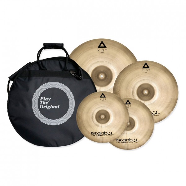Istanbul Agop Xist Brilliant Cymbal Set (14", 16", 20") /w Hardcase