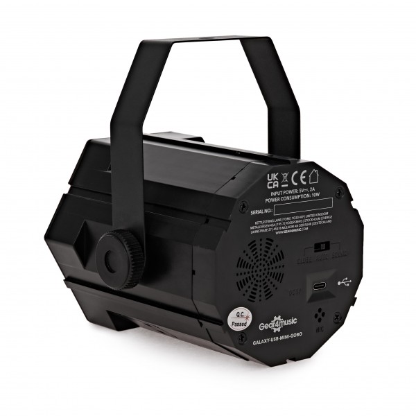 Galaxy Mini USB Gobo Party Light by Gear4music