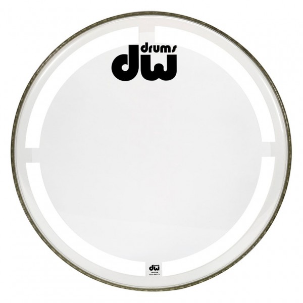 DW Bass drum head Coated Clear 18", CC-18K