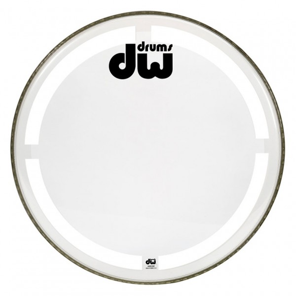 DW Bass drum head Coated Clear 26"