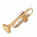 Bach TR650 Bb Trumpet Outfit, Clear Lacquer