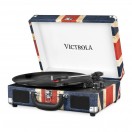 Victrola Journey Plattenspieler mit Bluetooth und Lautsprechern, UK-Flagge