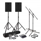 SubZero C12A Activo PA Sistema con Micr&oacute;fonos, Soportes y Mezclador