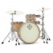 Dixon Drums 'Little Roomer' Gig Pack w/Hardware & Bags, Satin Natural