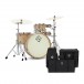 Dixon Drums 'Little Roomer' Gig pakiet w/elementy konstrukcyjne & Bags, Satin Natural