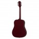 Epiphone Starling Acoustic, Wine Red - Rear View