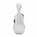 Young Polycarbonate Cello Case, Brushed Silver 