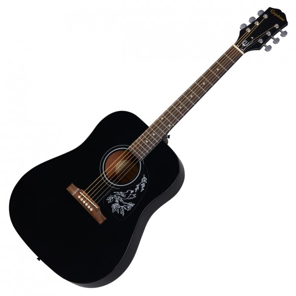 Epiphone Starling Acoustic, Ebony - Front View