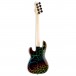 ESP LTD Surveyor 87 Bass, Rainbow Crackle back