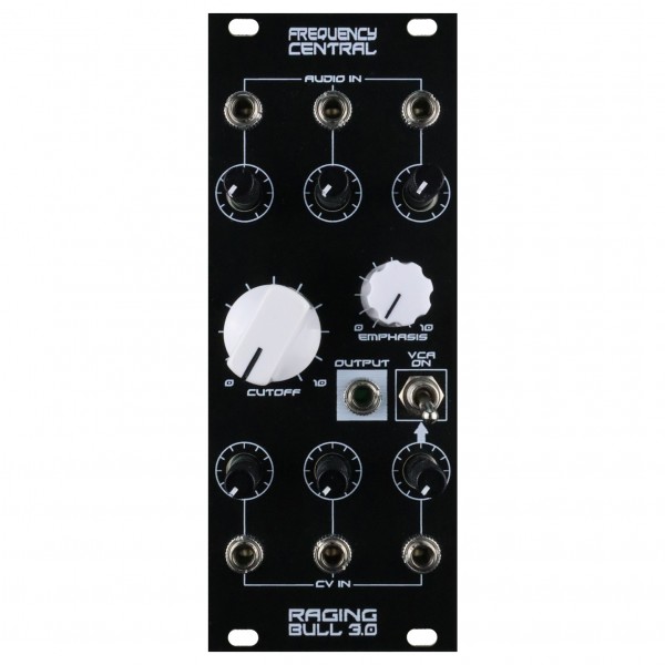Frequency Central Raging Bull 3 VCF/VCA (10HP) - Front panel