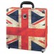 Victrola Retro Record Case, Union Jack - Closed