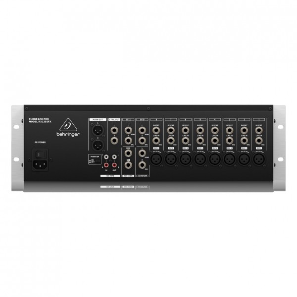 Behringer Eurorack RX1202FX V2 Pro Mixer - Rear