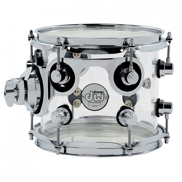 DW Design Series 8 x 7" Tom, Seamless Acrylic, Clear