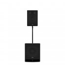 SubZero Aktiver PA-Lautsprecher (10") mit aktivem Subwoofer (12")