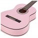 Deluxe Junior 1/2 Classical Guitar, Pink, by Gear4music