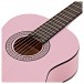 Deluxe Junior 1/2 Classical Guitar, Pink, by Gear4music