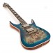 Dean Exile Select Burled Poplar, Satin Turquoise Burst