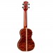 Luna 15th Anniversary Concert Electro Ukulele, Gloss Natural - Rear  View