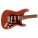 Fender Player Plus Stratocaster PF, Aged Candy Apple Red body tilted