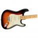 Fender Player Plus Stratocaster MN, 3-Tone Sunburst body tilted