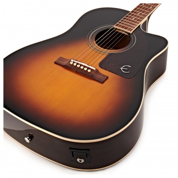 Epiphone AJ-220SCE Electro Acoustic, Vintage Sunburst