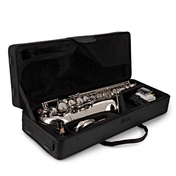 Tenor Saxophone by Gear4music, Nickel