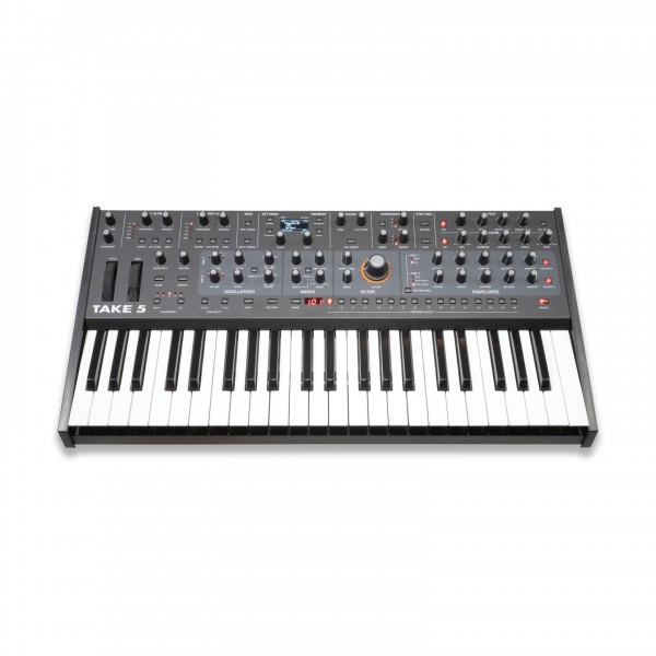 Sequential Take 5 Five-Voice Poly Synth - Top Angle