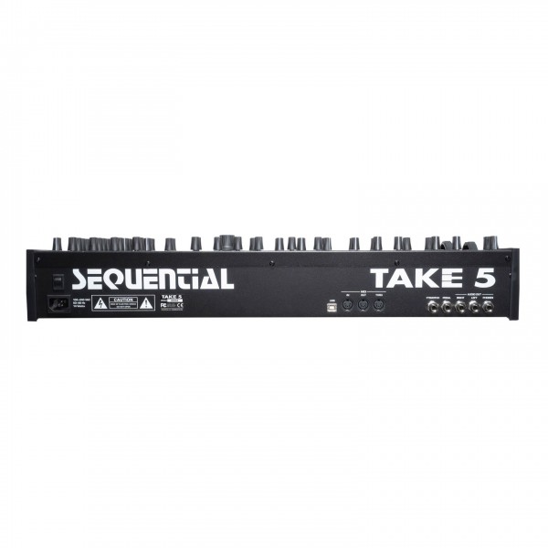 Sequential Take 5 Five-Voice Poly Synth - Rear