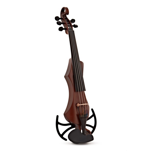 GEWA Novita 3.0 5 String Electric Violin with adapter, Gold Brown