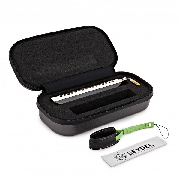 Seydel Symphony 64 Grand Chromatic Harmonica, Acrylic