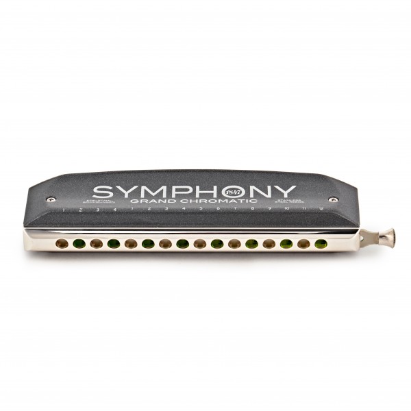 Seydel Symphony 64 Grand Chromatic Harmonica, Acrylic