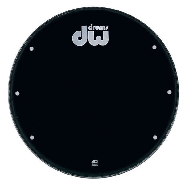 DW Bass drum head Ebony 22"