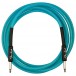 Fender Pro Glow in the Dark Cable 3m, Blue Coil