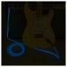 Fender Pro Glow in the Dark Cable 3m, Blue Guitar