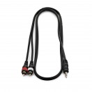 C&acirc;ble mini-jack st&eacute;r&eacute;o - phono (x 2), 1 m&egrave;tre