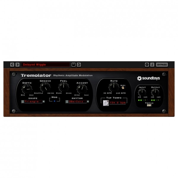 Soundtoys Tremolo Effect Plugin - Delayed Wiggle Modulation