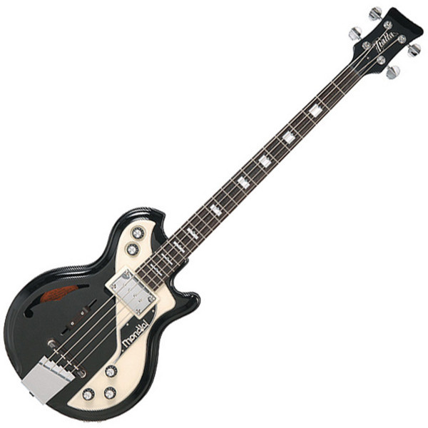 DISC Italia Mondial Classic Bass Guitar, Black | Gear4music