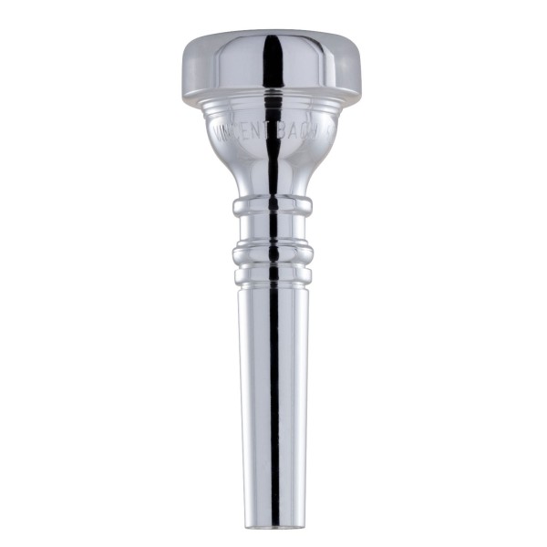 Bach Classic Flugel Horn Mouthpiece, 7C, Silver Plated 1