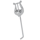 Bach 1691S Bent Stem Cornet/Trumpet Lyre, Silver Plate
