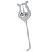 Bach 1691S Marschgabel mit gebogenem Stiel für Kornett/Trompete, Silver-Beschichtung
