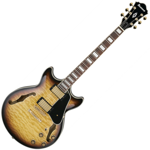 Ibanez AM93 Semi Acoustic Guitar, Antique Yellow Sunburst
