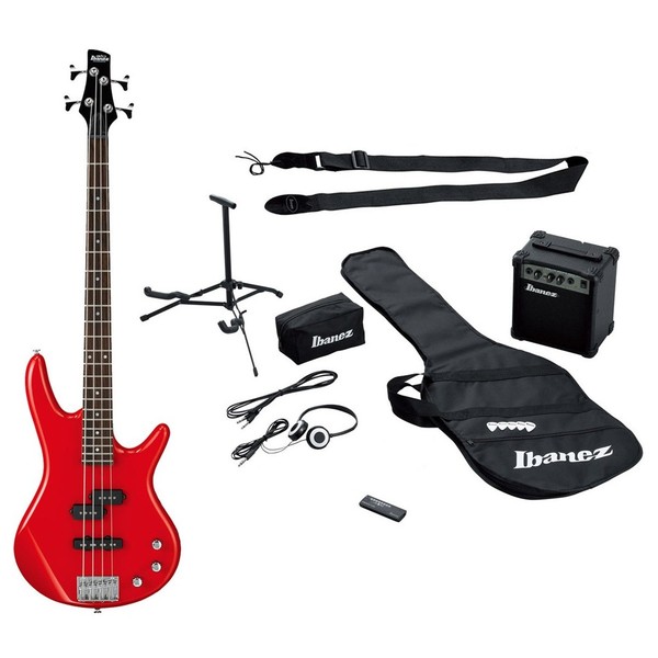 Ibanez IJSR190E Jump Start Bass Pack, Red