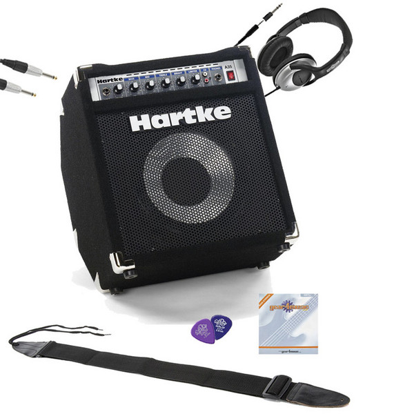 DISC Hartke A25 Series Bass Combo Amp Practice Pack at Gear4music