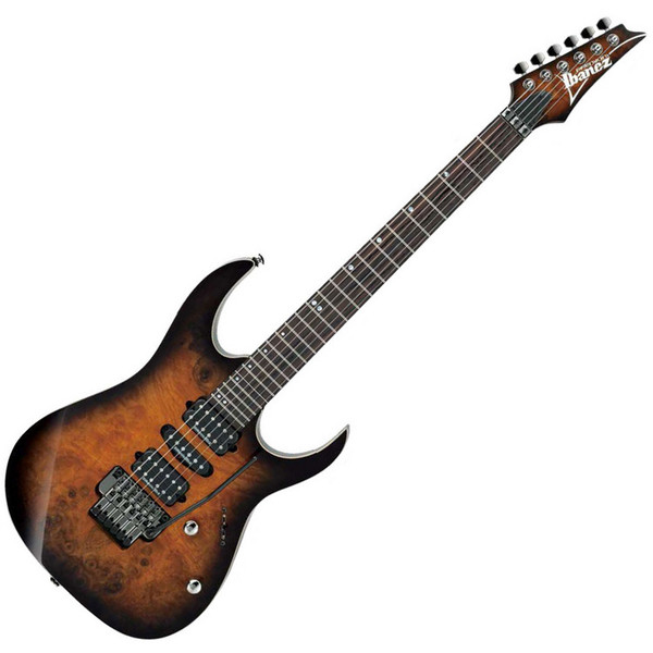 Ibanez RG970WBW Electric Guitar, Walnut Burst with Case