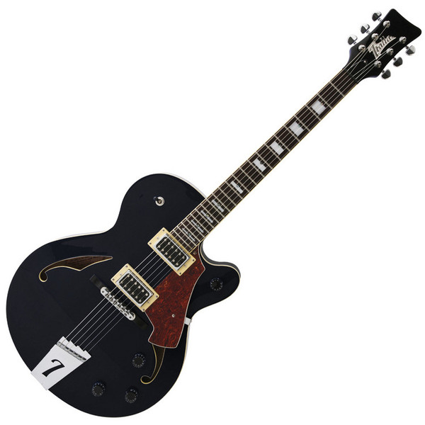 Italia Torino Semi Acoustic Guitar, Black