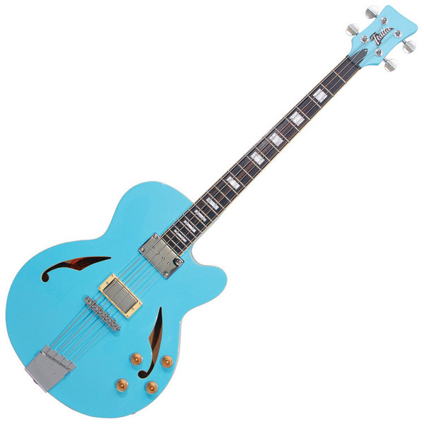 Italia Torino Bass Guitar, Retro Blue