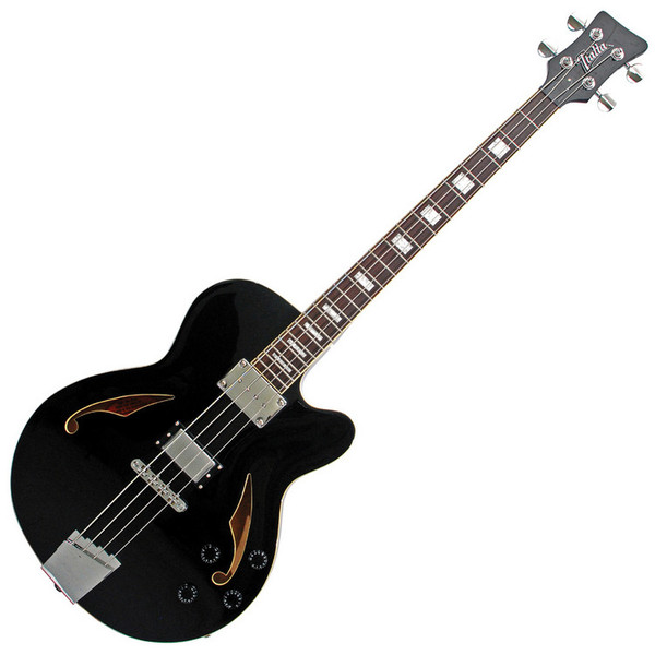Italia Torino Bass Guitar, Black