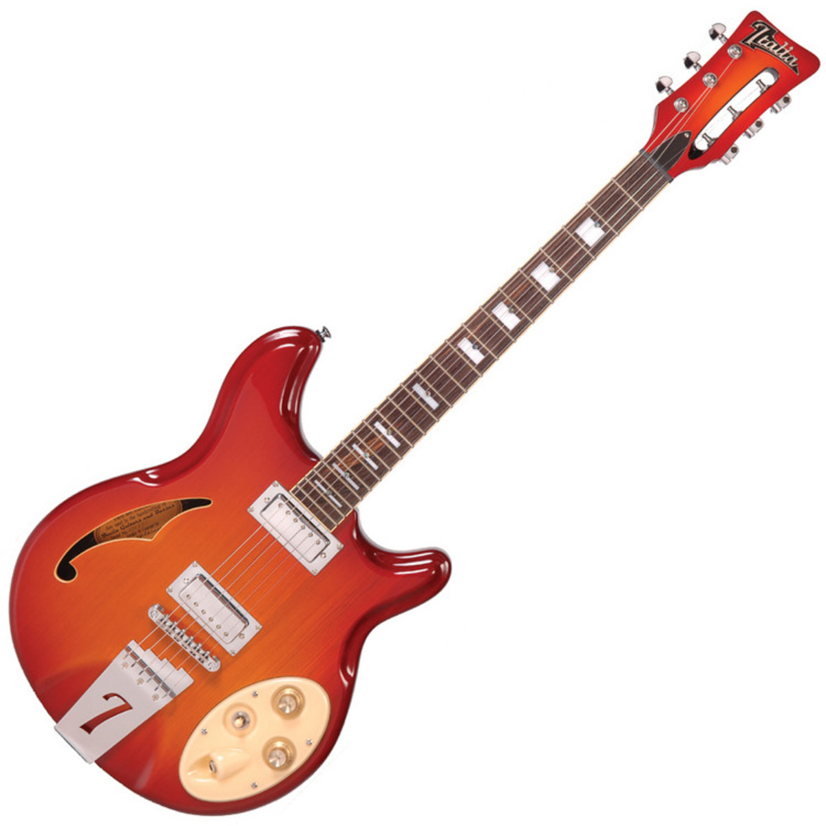 disc-italia-rimini-6-semi-acoustic-guitar-cherry-sunburst-at-gear4music