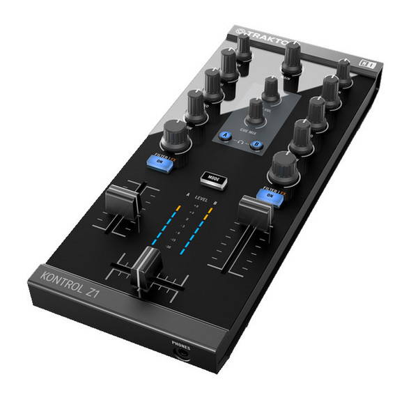 Native Instruments Traktor Kontrol Z1 DJ Controller - Side View