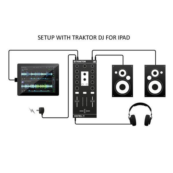 Native Instruments Traktor Kontrol Z1 2.0 Kompatybilny z Lightning